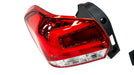 Molded Innovations LED Tail Lights Red Lens w/ Chrome Base & White Bar and 2013 - 2017 Crosstrek / 2012 - 2016 Impreza - MI - 9233 - RC - Subimods.com