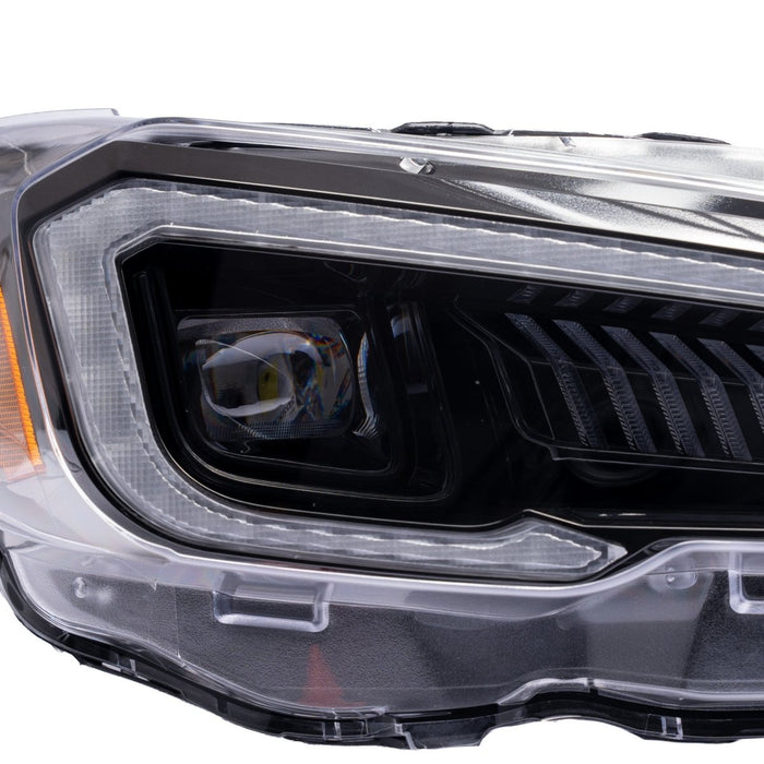 Molded Innovations Odyssey Series Sequential LED Headlights w/ Amber Reflector 2015-2017 WRX / 2015-2017 STI / 2018-2021 WRX Base & Premium - MI-0323A - Subimods.com