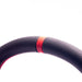 Molded Innovations OEM Plus Style Perforated Leather Steering Wheel w/ Red Stitching and Red Stripe 2008 - 2014 WRX / 2008 - 2014 STI / 2009 - 2013 Forester / 2008 - 2011 Impreza / 2008 - 2009 Legacy / 2008 - 2009 Outback - MI08-WHL-L/RD-R - Subimods.com