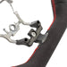Molded Innovations OEM Plus Style Suede Steering Wheel w/ Red Double Stitch 15-21 WRX / 15-21 STI - MI15-WHL-A/RD - Subimods.com