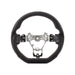 Molded Innovations OEM Plus Style Suede Steering Wheel w/ Red Double Stitch 15-21 WRX / 15-21 STI - MI15-WHL-A/RD - Subimods.com