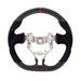 Molded Innovations Original Carbon Fiber Steering Wheel w/ Suede Grip, Red Stripe and Red Stitching 2013-2016 BRZ / 2013-2016 FRS - MIZC6-WHL-A/OC-R-R - Subimods.com