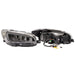 Molded Innovations Paragon Series Sequential LED Headlights w/ Clear Reflector 2015-2017 WRX / 2015-2017 STI / 2018-2021 WRX Base & Premium - MI-0323-CLEAR - Subimods.com