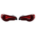 Molded Innovations Phantom Series Stepped Style Sequential Gen2 LED Tail Lights w/ Red Lens 2013-2021 BRZ / 2013-2016 FRS - MI-0287BR - Subimods.com