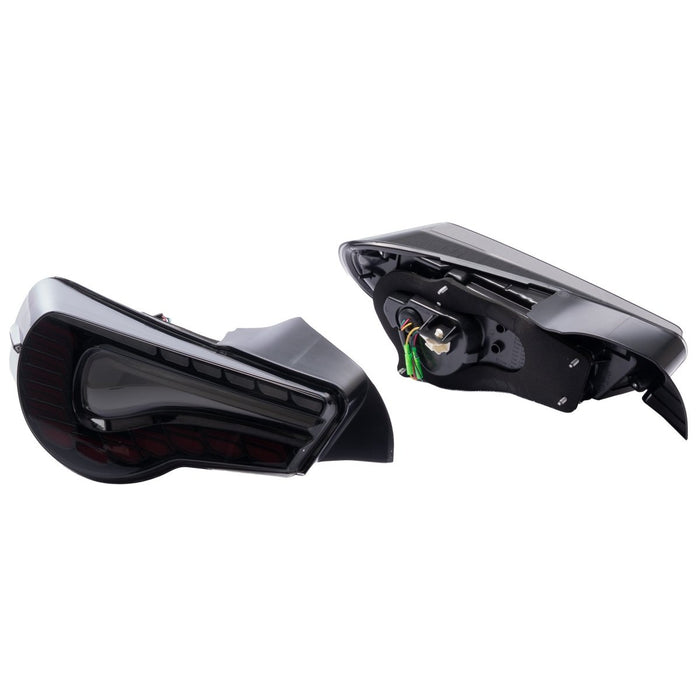 Molded Innovations Phantom Series Stepped Style Sequential Gen2 LED Tail Lights w/ Smoked Lens 2013-2021 BRZ / 2013-2016 FRS - MI-0287BS - Subimods.com