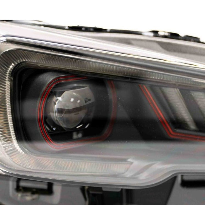 Molded Innovations Premium Series Sequential LED Headlights w/ Red Accent 2015-2017 WRX / 2015-2017 STI / 2018-2021 WRX Base & Premium - 520-SB002AS01-01 - Subimods.com