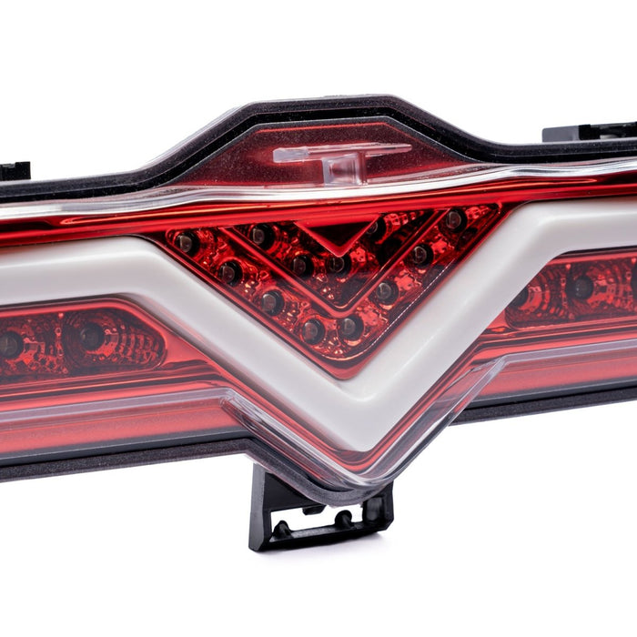 Molded Innovations Rear Brake Light Version 2 Clear Lens w/ Red Base & White Reverse Bar 2013 - 2021 BRZ / FRS / GT86 - MI-150409 - Subimods.com