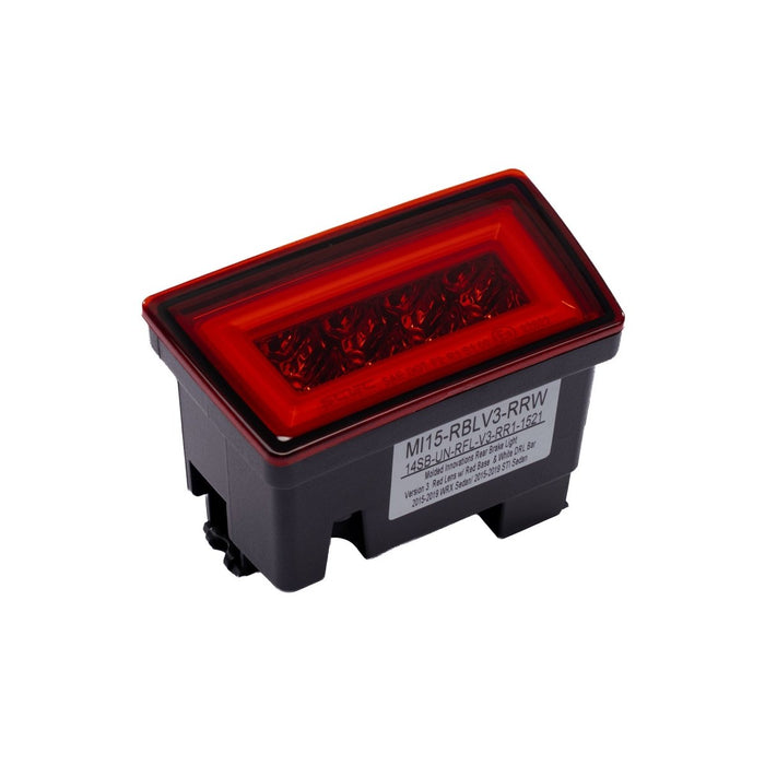 Molded Innovations Rear Brake Light Version 3 w/ DRL Bar 2015-2021 WRX Sedan / 2015-2021 STI Sedan - MI15-RBLV3-CBW - Subimods.com
