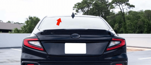 Molded Innovations Rear Windshield Lip Gloss Black 2022 - 2024 WRX - MI-WRX5-RDGB - Subimods.com