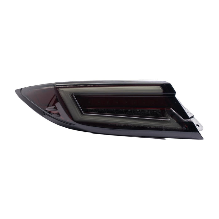 Molded Innovations Ronin Style Sequential LED Tail Lights + Trunk Bar Clear Lens w/ Red Base & White Bar 2022-2026 BRZ / GR86 - TY11-8621-RWC - Subimods.com