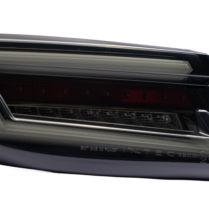 Molded Innovations Ronin Style Sequential LED Tail Lights + Trunk Bar Smoked Lens w/ Gold Base & White Bar 2022-2026 BRZ / GR86 - TY11-8621-GWS - Subimods.com