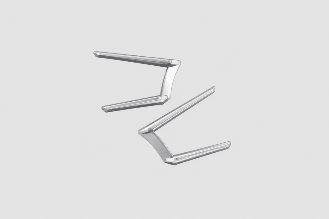 Molded Innovations Type 1 Front Bumper Canard Pair 2022 - 2024 WRX - MI-9112-G1U - Subimods.com