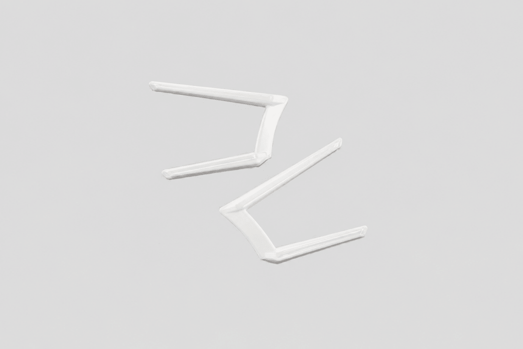 Molded Innovations Type 1 Front Bumper Canard Pair 2022 - 2024 WRX - MI-9112-M6Y - Subimods.com