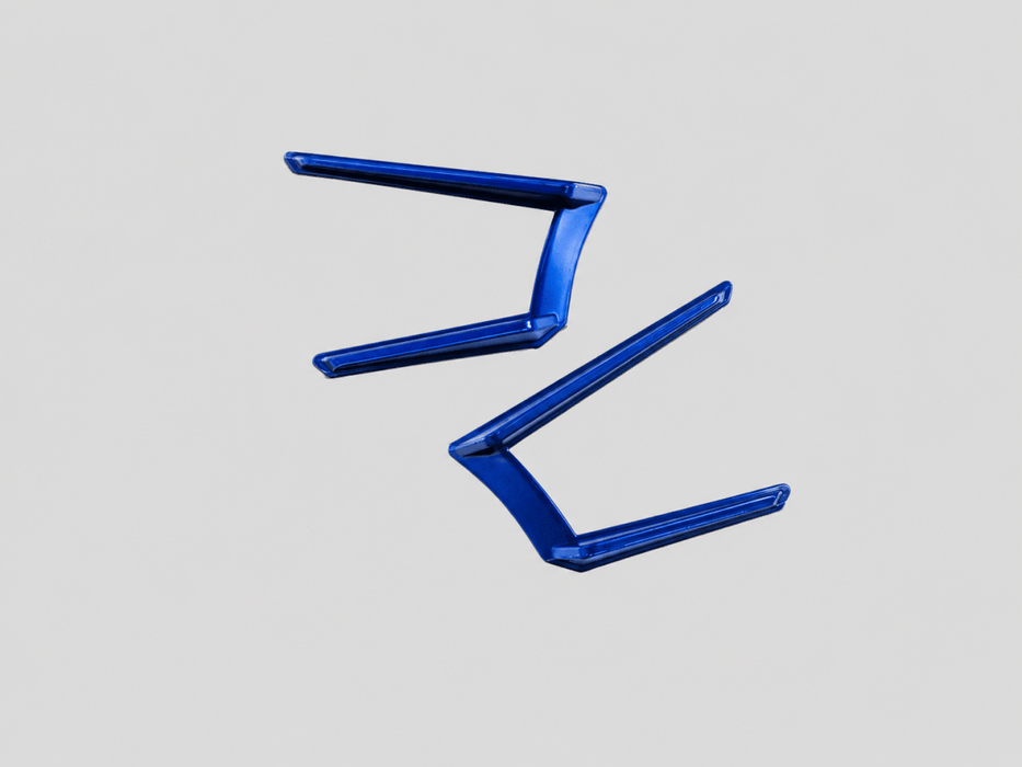 Molded Innovations Type 1 Front Bumper Canard Pair 2022 - 2024 WRX - MI-9112-WCH - Subimods.com