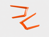 Molded Innovations Type 1 Front Bumper Canard Pair 2022 - 2024 WRX - MI-9112-WCL - Subimods.com