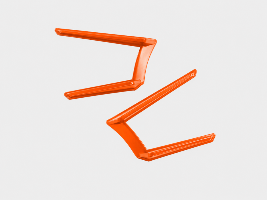 Molded Innovations Type 1 Front Bumper Canard Pair 2022 - 2024 WRX - MI-9112-WCL - Subimods.com