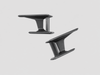 Molded Innovations Type 2 Front Bumper Canard Pair 2022 - 2024 WRX - MI-9113-P8Y - Subimods.com