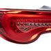Molded Innovations Vector Style Sequential LED Tail Lights Red Lens w/ Chrome Base & White Bar 2013-2021 BRZ / FRS / GT86 - TY11-8612-CWR - Subimods.com