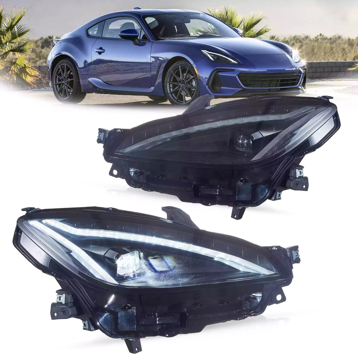 VL Style Sequential LED Headlights BRZ/GR86 | Subimods — Subimods.com