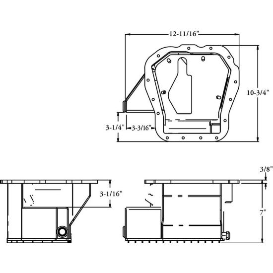 Moroso Aluminum Road Race Oil Pan w/ Windage Tray and Pick Up Tube 2002 - 2014 WRX / 2004 - 2021 STI / 2004 - 2013 Forester XT / 2004 - 2009 Outback XT / 2004 - 2009 Legacy GT - 20965 - Subimods.com