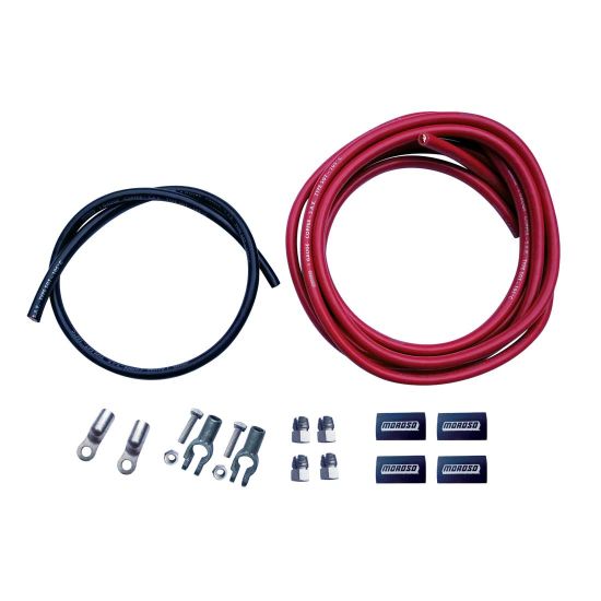 Moroso Battery Installation Kit 1 Gauge w/ 15 Feet of Power Cable, and 3 Feet of Ground Cable - 74020 - Subimods.com