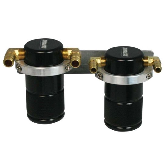 Moroso Catch Cans Black 06-07 WRX / 04-07 STI - 85627 - Subimods.com