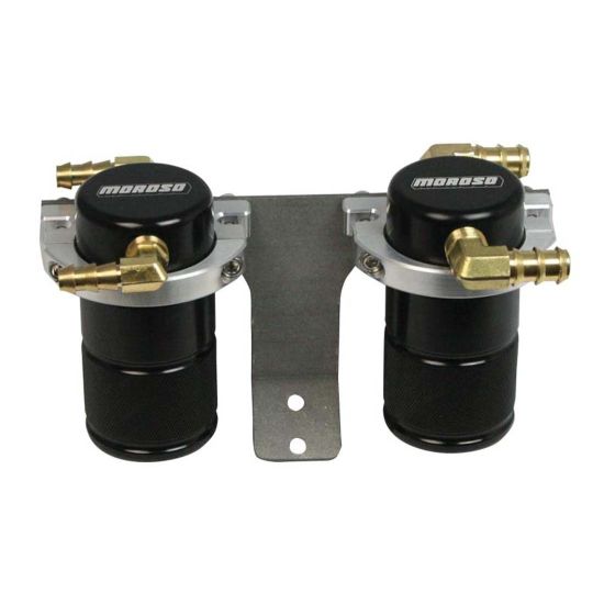 Moroso Catch Cans Black 2004-2007 STI - 85655 - Subimods.com