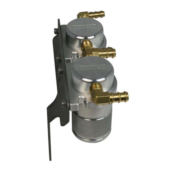 Moroso Catch Cans Silver 06-07 WRX / 04-07 STI - 85626 - Subimods.com