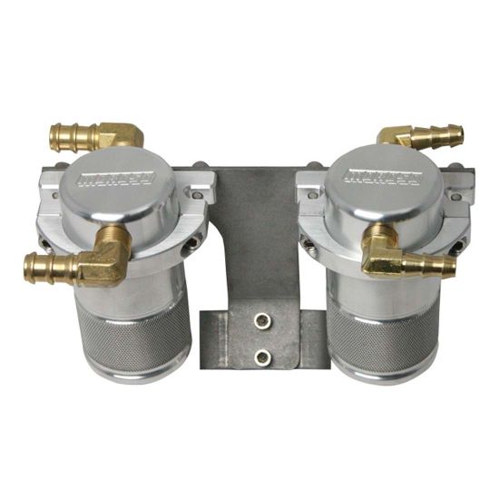 Moroso Catch Cans Silver 2004-2007 STI - 85654 - Subimods.com