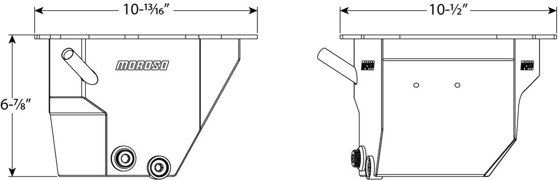Moroso Steel Oil Pan w/ Windage Tray and Pick Up Tube 2002 - 2014 WRX / 2004 - 2021 STI / 2004 - 2013 Forester XT / 2004 - 2009 Outback XT / 2004 - 2009 Legacy GT - 20961 - Subimods.com