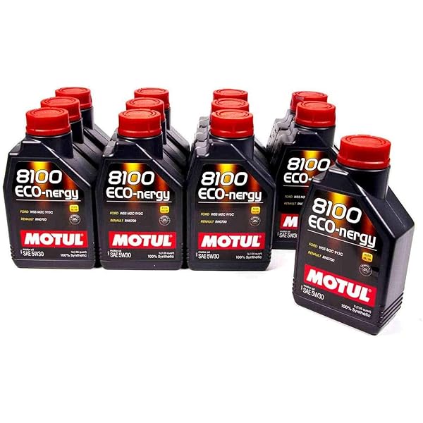 Motul 8100 5W-30 ECO-nergy Motor Oil Case (12x 1L Bottles) - 102782-12 - Subimods.com