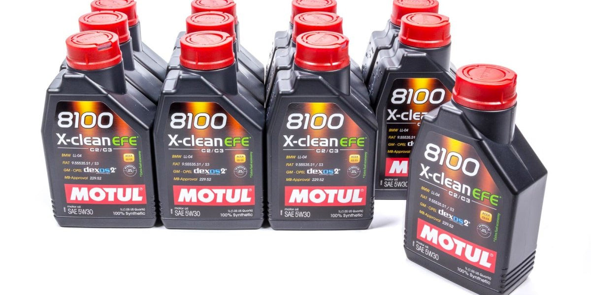 Motul 8100 5W30 Xclean EFE Motor Oil Case (12x 1L Bottles)