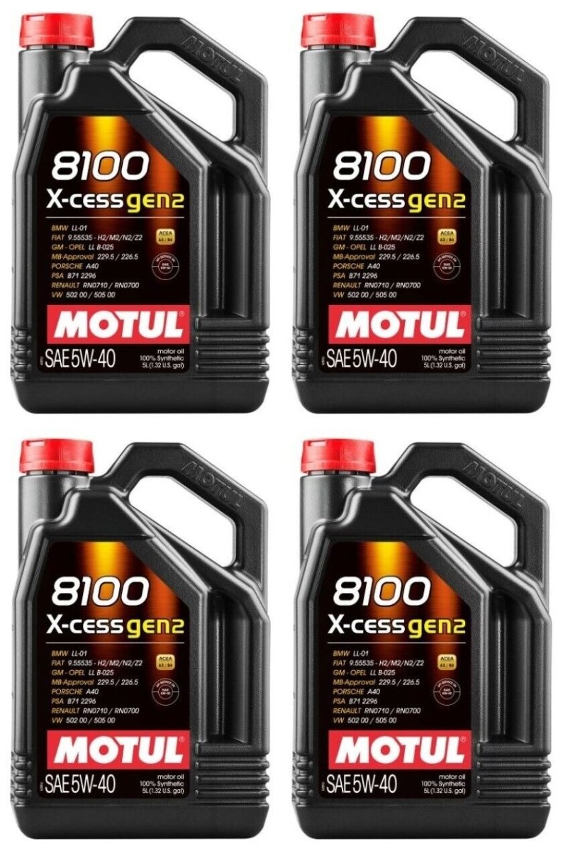 ACEITE MOTUL 8100 X-CESS 5W40 SINTETICO 1LT - Autopartes Jiménez - Foto 2