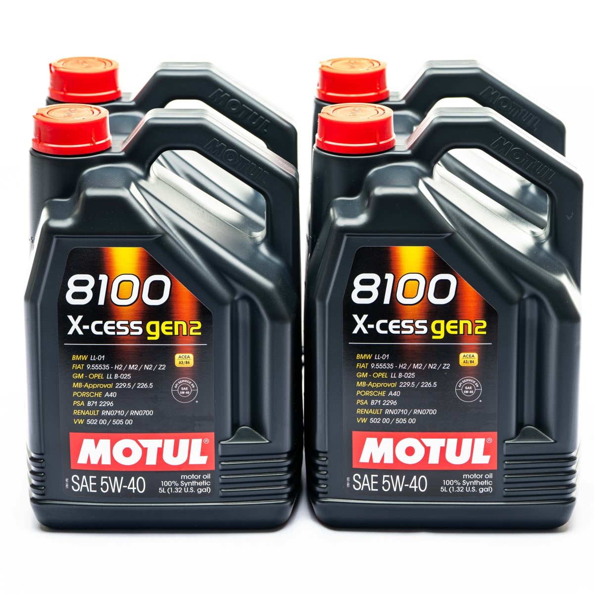 Motul 8100 5W-40 X-cess Gen 2 Motor Oil Case 20L — Subimods.com