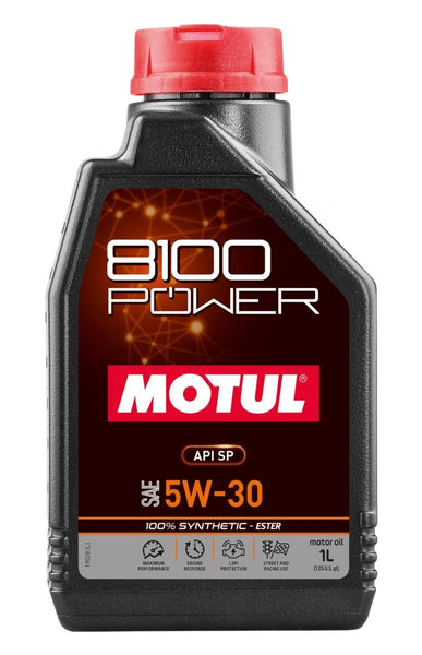 Motul 8100 5W30 Power Motor Oil 1L - High-Performance — Subimods.com