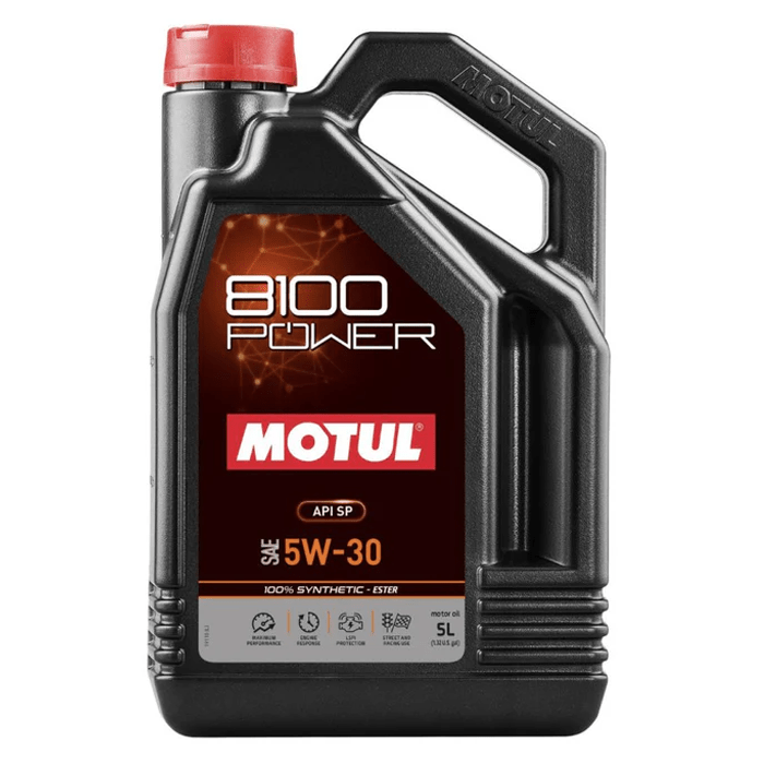 Motul 8100 5W30 Power Motor Oil 5L Bottle - 111801 - Subimods.com