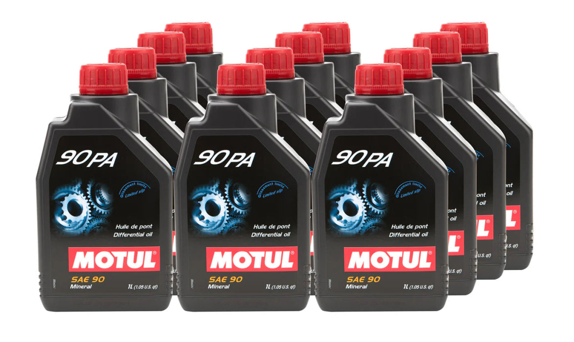 Motul 90 PA Limited Slip Differential Oil (12x 1L Bottles) - 111922-12 - Subimods.com