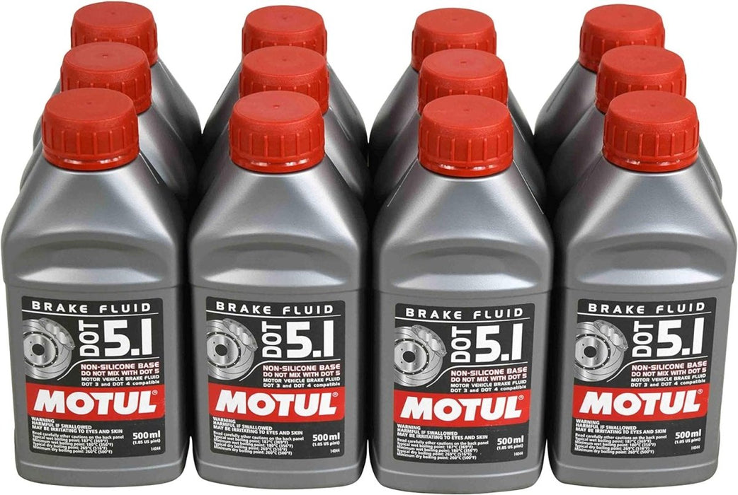 Motul DOT 5.1 Synthetic Brake Fluid Case (12x 500ML Bottles) - 100951-12 - Subimods.com