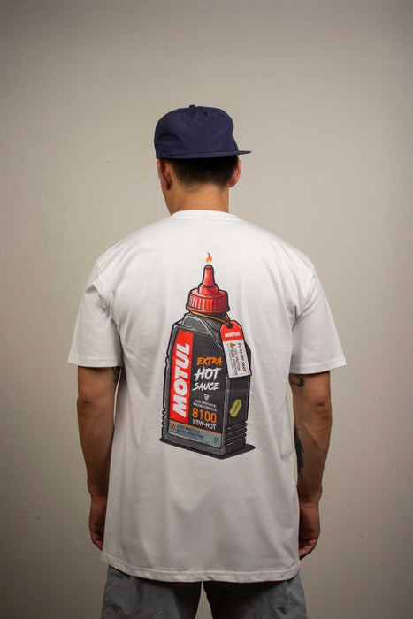 Motul "Hot Sauce" Short Sleeve Shirt White - SM-3113-S - Subimods.com