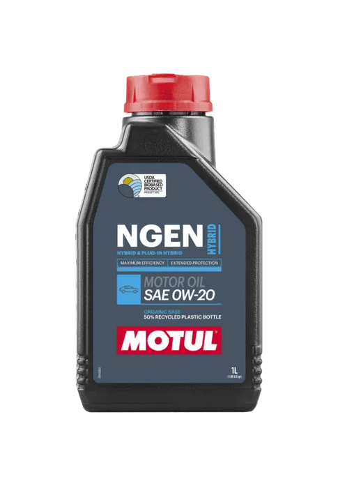 Motul NGEN Hybrid 0W20 Motor Oil 1L Bottle - 111898 - Subimods.com