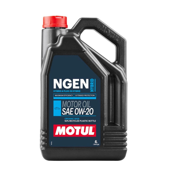 Motul NGEN Hybrid 0W20 Motor Oil 4L Bottle - 111902 - Subimods.com