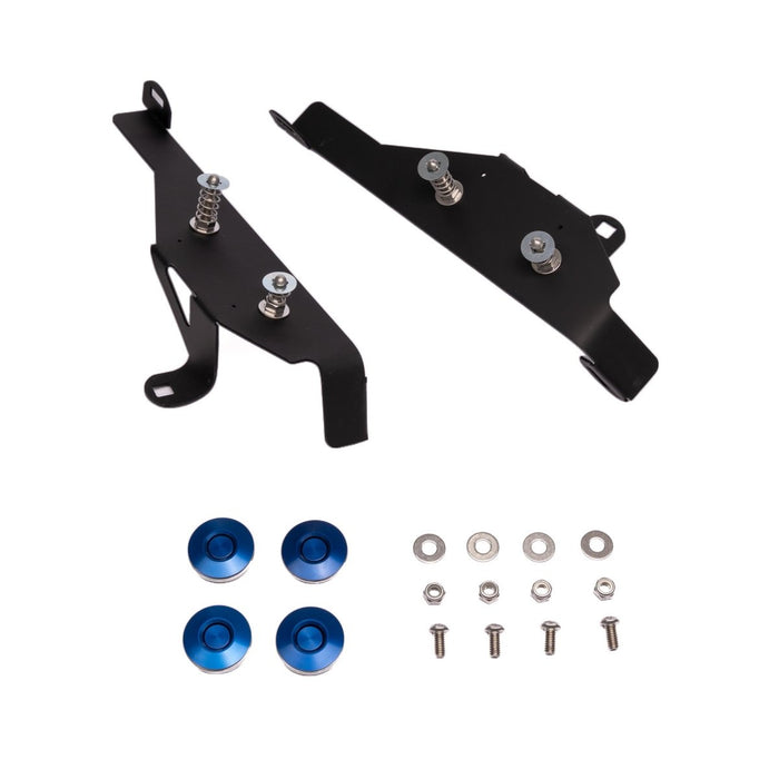 Move Over Racing Bumper Quick Release Kit 2008-2014 WRX / 2008-2014 STI - GR/GV-BLU - Subimods.com
