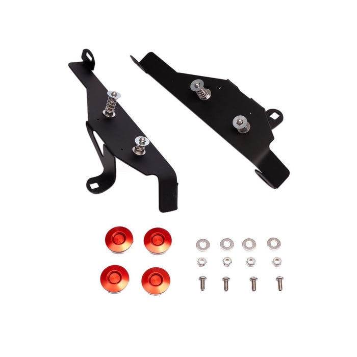 Move Over Racing Bumper Quick Release Kit 2008-2014 WRX / 2008-2014 STI - GR/GV-RED - Subimods.com