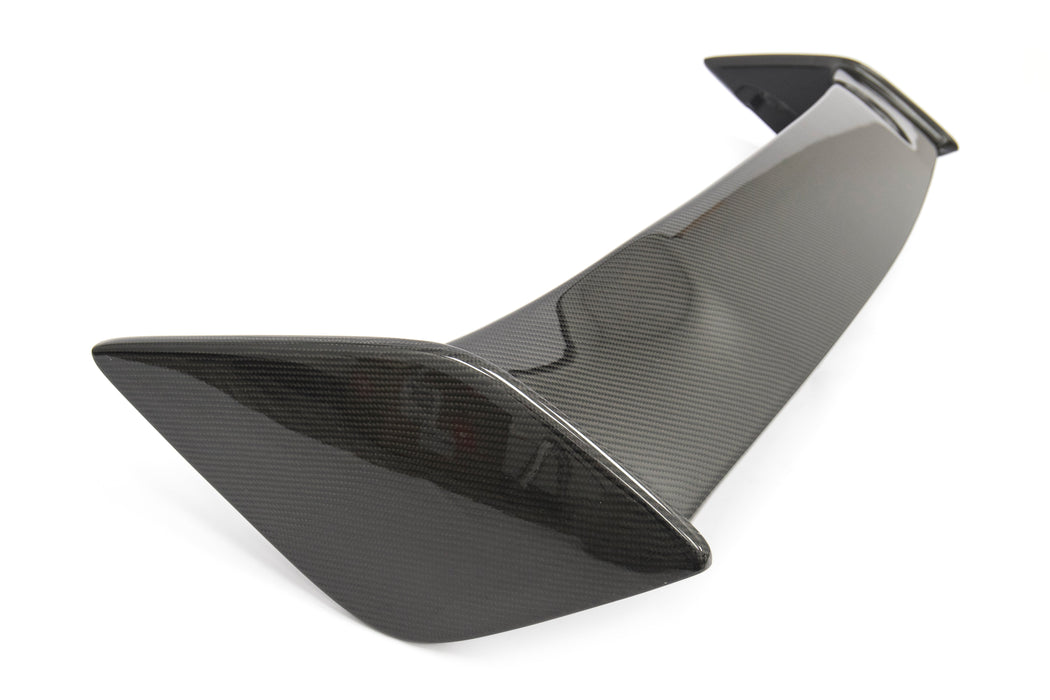 OLM Silverline Carbon Fiber OEM S Style Spoiler w/ Black Bases 2015-2021 WRX / STI