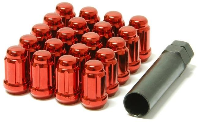 Muteki Lug Nuts Closed End Red 12x1.25 for Subaru WRX STI Muteki Lug Nuts Closed End Red 12x1.25 for Subaru WRX STI