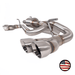 Nameless Performance Quad Exit Dual Chamber Axleback 2024 - 2025 Crosstrek - SUAB24XV25-QUAD-5MU-30NDW-DC - Subimods.com