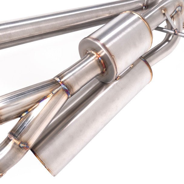 Nameless Performance Quad Exit Dual Chamber Axleback 2024 - 2025 Crosstrek - SUAB24XV25-QUAD-5MU-30NDW-DC - Subimods.com