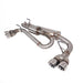 Nameless Performance Quad Exit Dual Chamber Axleback 2024 - 2025 Crosstrek - SUAB24XV25-QUAD-5MU-30NDW-DC - Subimods.com