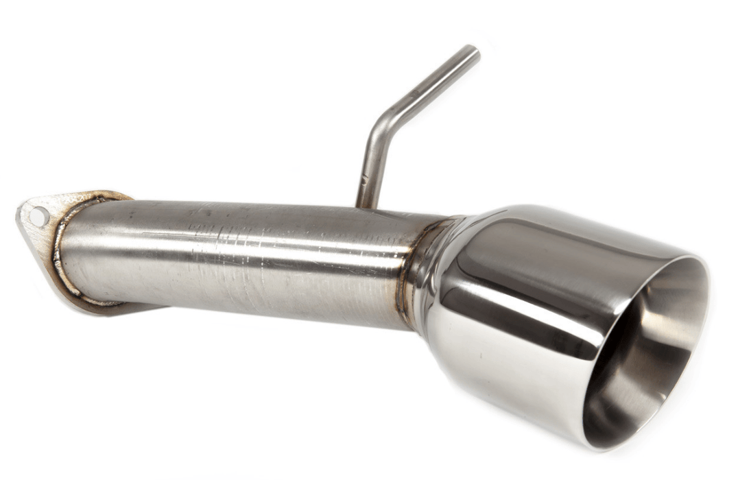 Nameless Performance Single Exit 3.0" Inlet Track Pipe w/ 4" Polished Tip 2013 - 2016 BRZ / 2013 - 2016 FRS - SUTP13BRZ - 30IN - 0MU - 4DW - Subimods.com