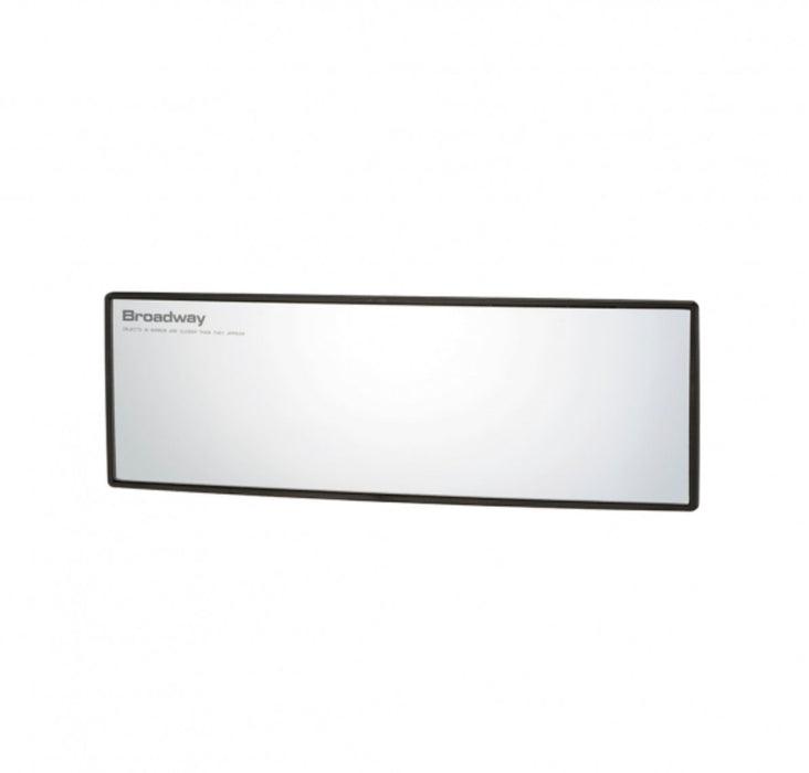 NAPOLEX Broadway Curved Wide View Rear Mirror Aluminum Glass Most Car Models - BW - 863 - Subimods.com